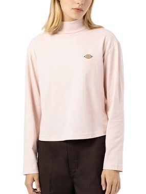 RARE PINK DICKIES MOCK NECK